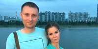 Photo: Vadim Kutsenko with his wife