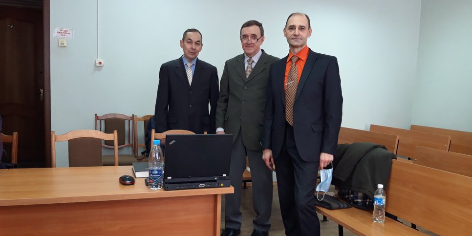 In the photo: Valery Yakovlev, Vladimir Chesnokov, Vladimir Dutkin