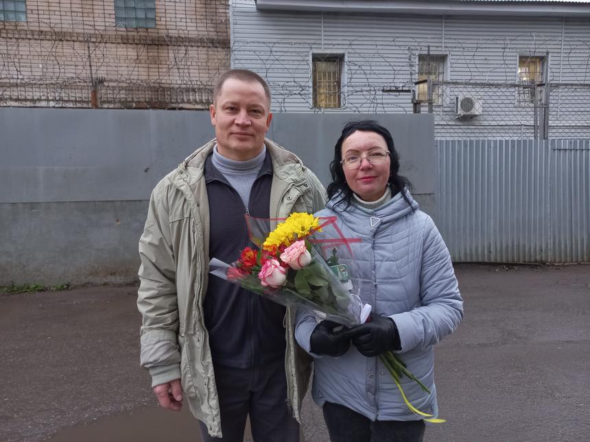 Stepanov Nikolaï avec sa femme Alla