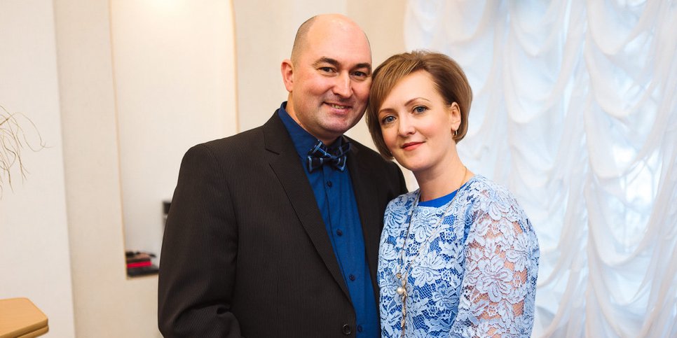 Roman Adestov and his wife, Alina