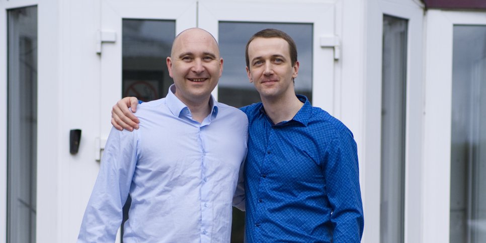 Maksim Morozov and Yuriy Usanov after their release