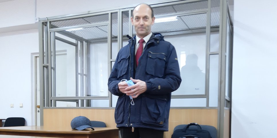 Viktor Stashevskiy in the courtroom