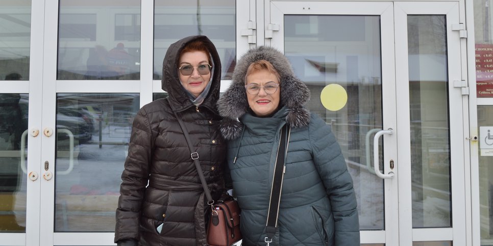 Lyubov Ovchinnikova and Lyubov Kocherova. January 2025